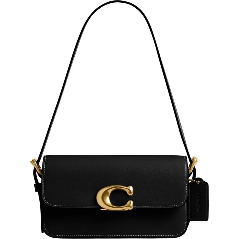 Refined Calf Leather Zoe Shoulder Bag